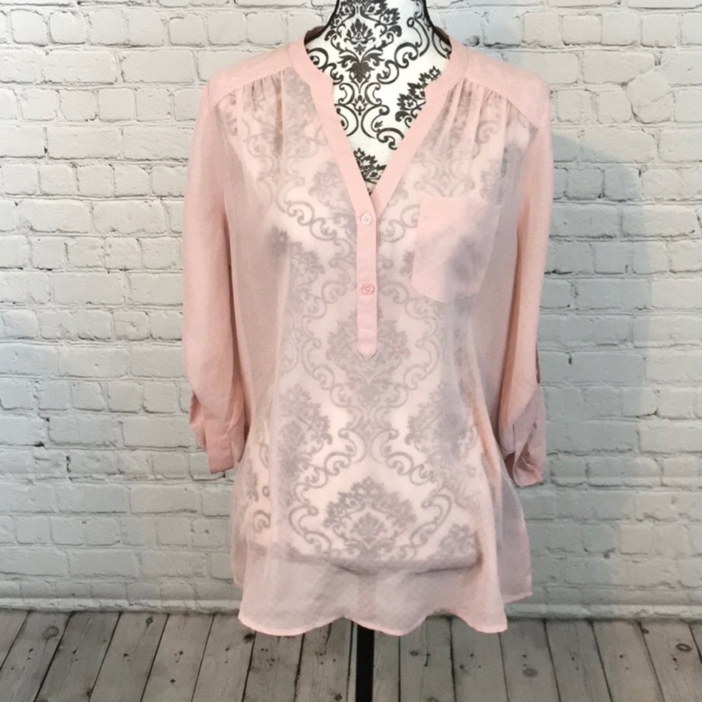 Maurices Sheer Blouse
